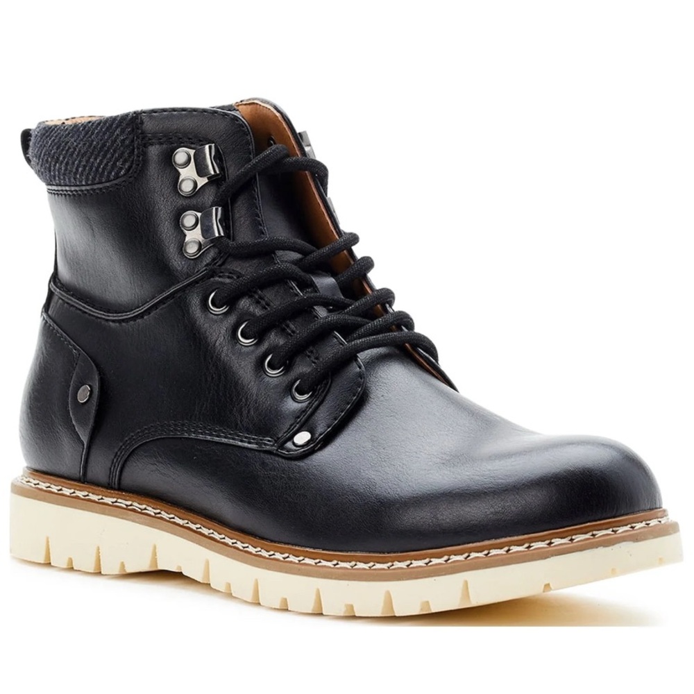 Madden NYC Men's Dawson Lace-up Combat Boot Size 13